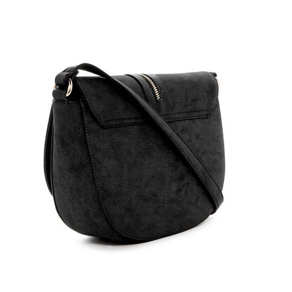 Urban Expressions NEW Bag Crossbody Handbag Vegan Leather BLACK Women's GIFT! - Picture 2 of 16